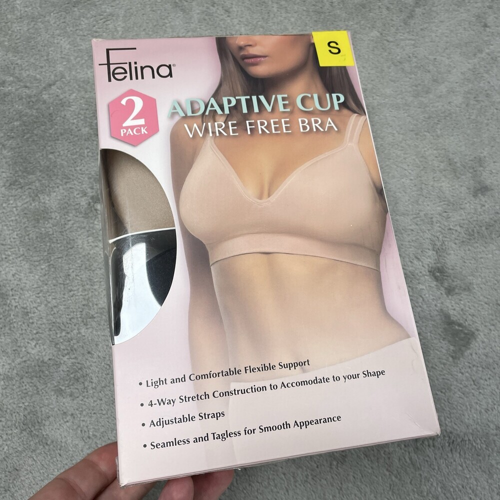Felina Women's S Wire Free Bra Beige d1127